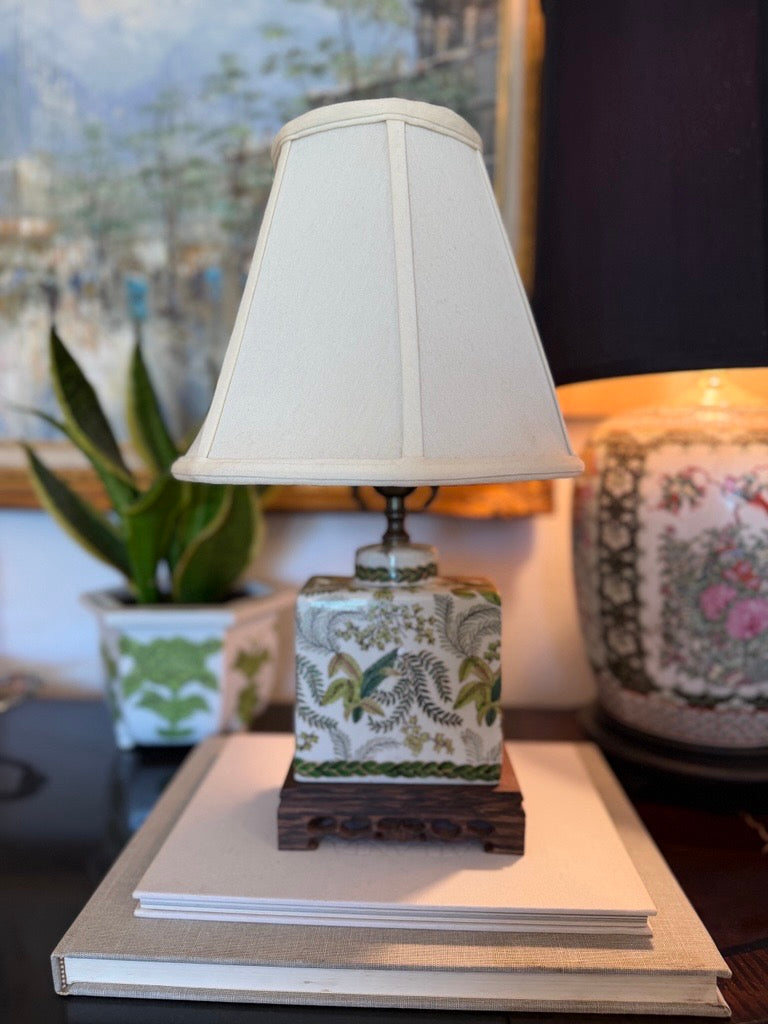Green Tea Caddy Lamp